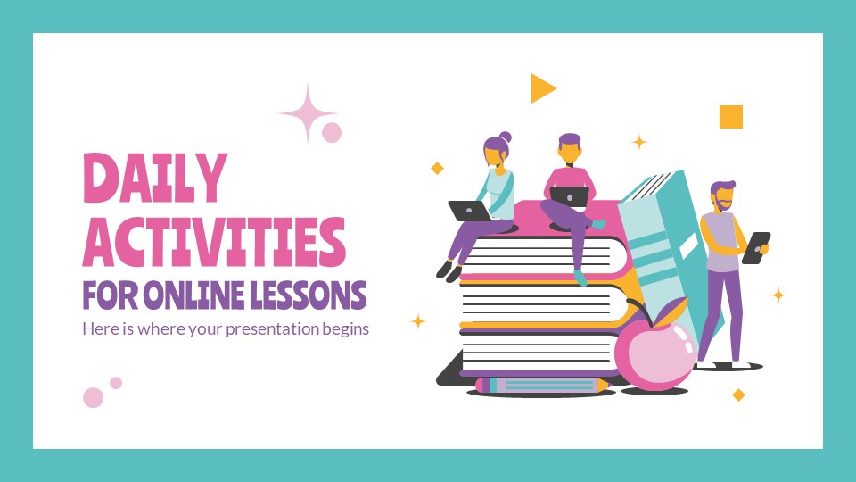Online Course Daily Activities Template1