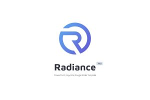 White Radiance Business PowerPoint Template