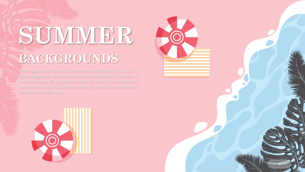 Summer Background Template3