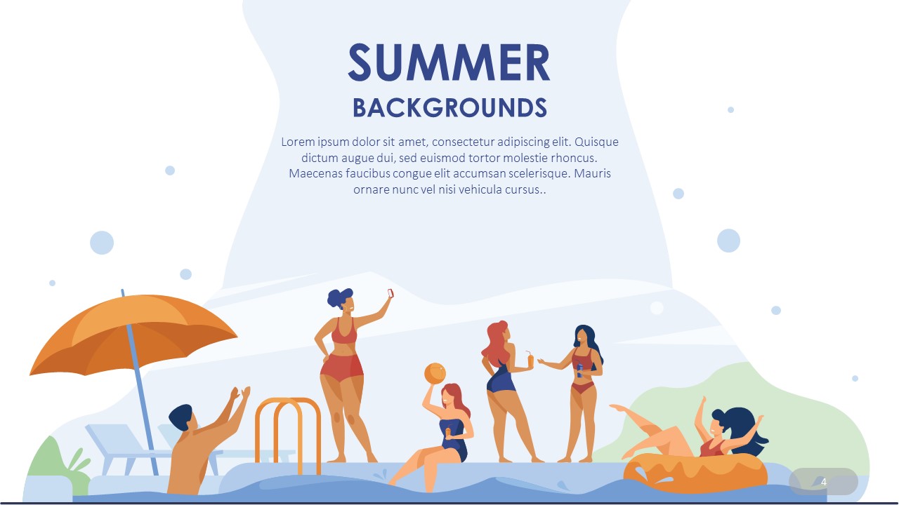 Summer Background Template4