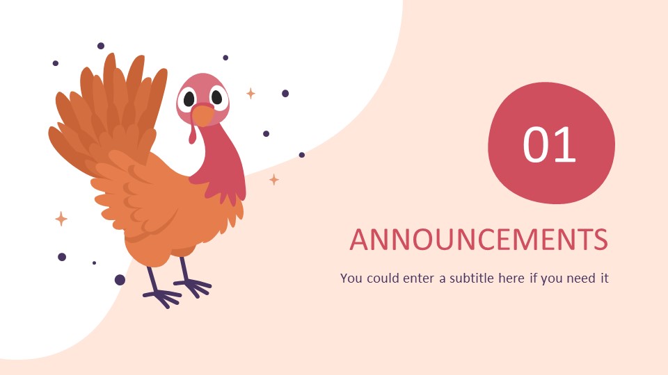 Thanksgiving Newsletter PowerPoint Template3