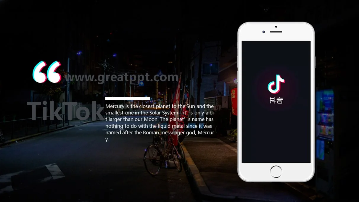 TikTok Marketing PowerPoint Template & Google Slides Theme