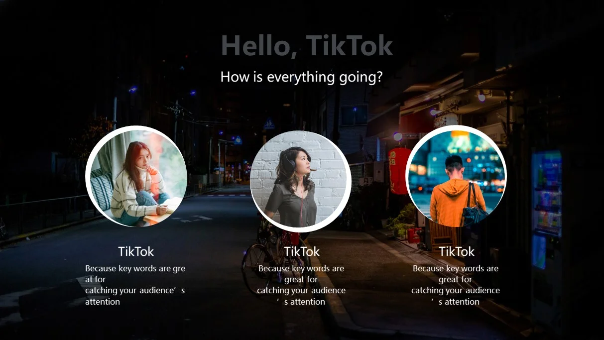 TikTok Marketing PowerPoint Template & Google Slides Theme