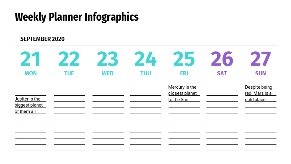 Weekly Planner Infographics6