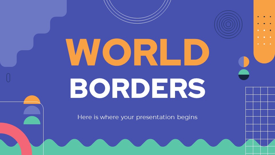World Borders PPT Template1