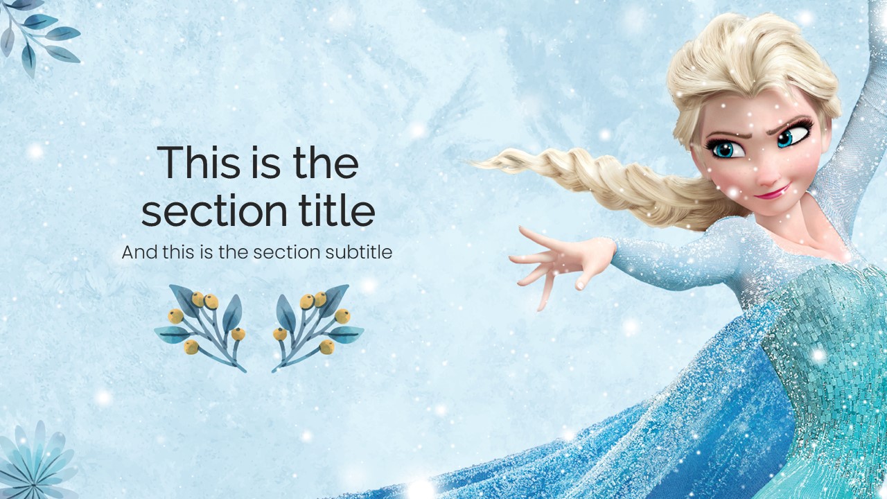 Disney Frozen Theme3
