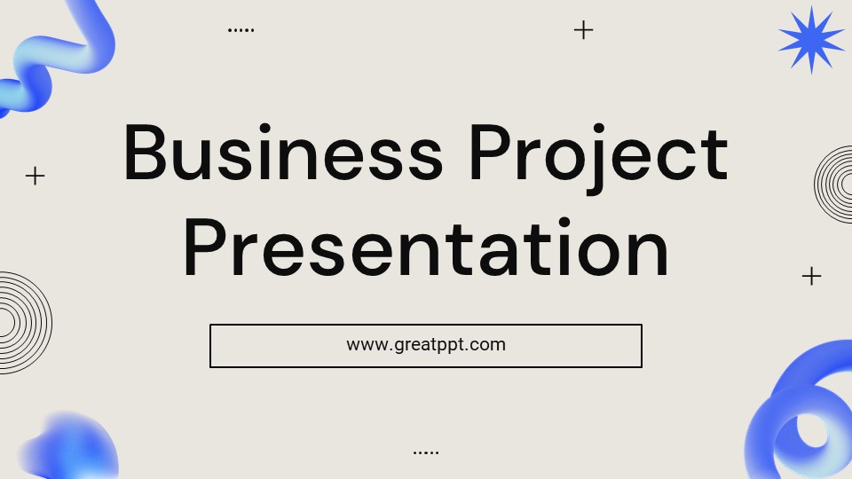 Blue Business Project Presentation1