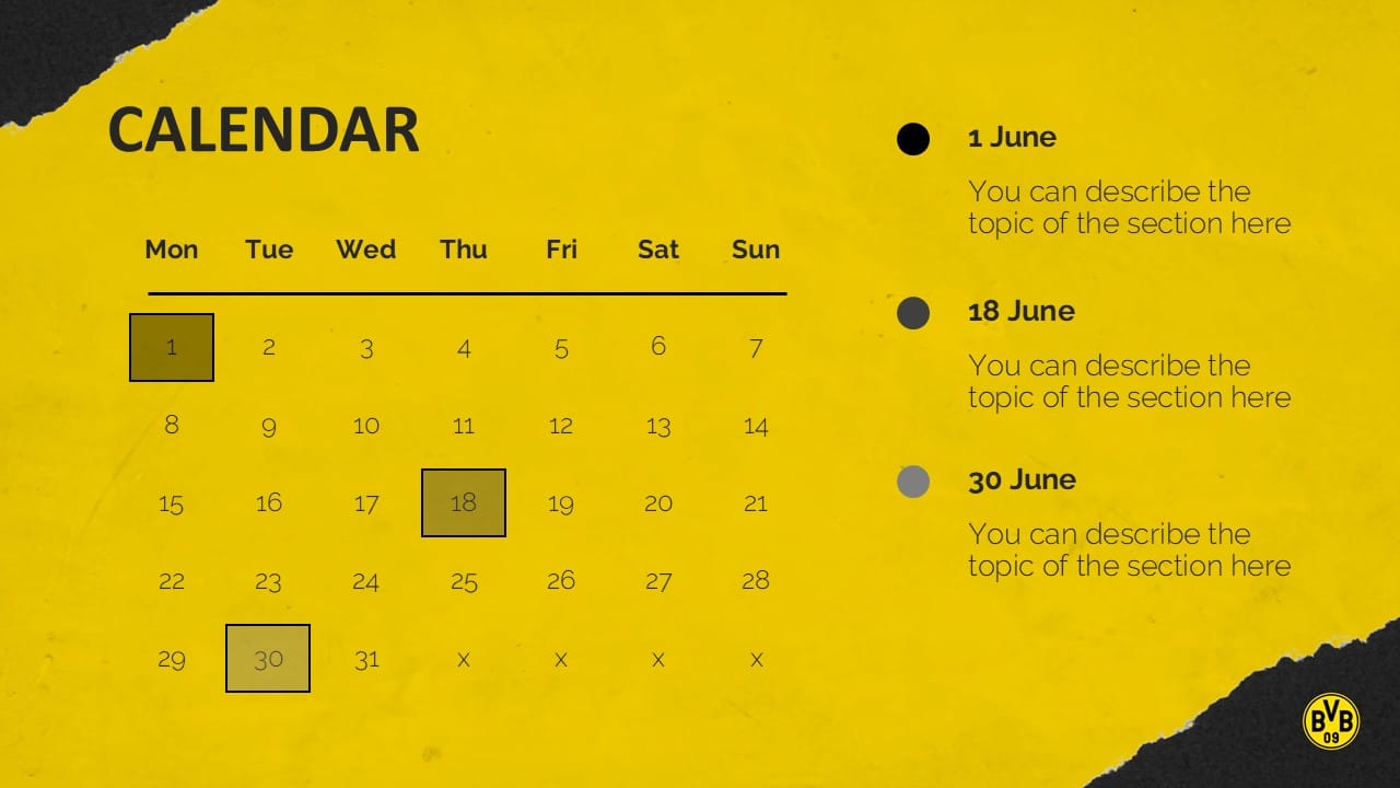 Borussia Dortmund PowerPoint Template10