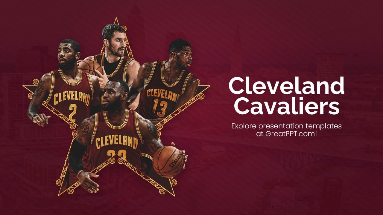 Cleveland Cavaliers PowerPoint Template 1