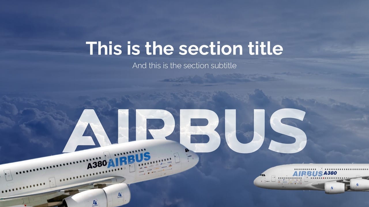 Airbus PowerPoint Template 3