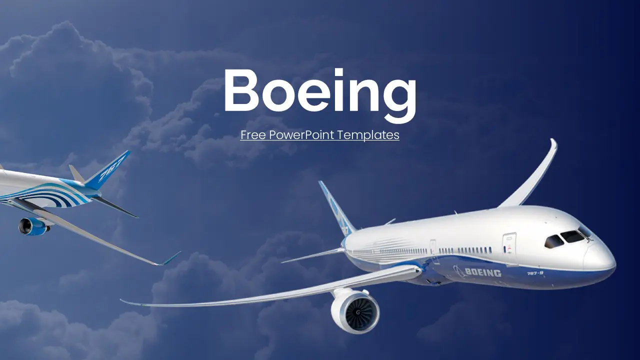 Free Aircraft Powerpoint Template