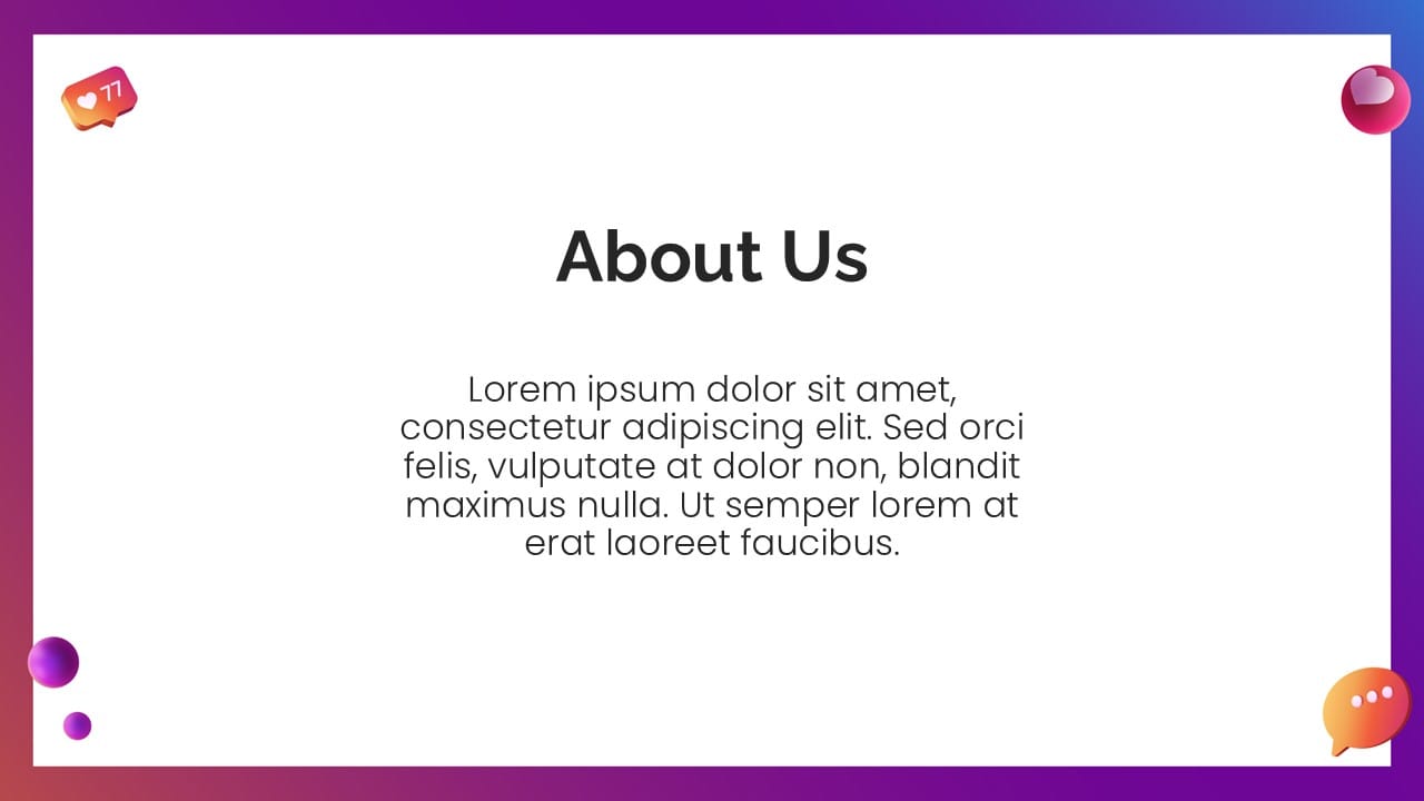 Instagram PowerPoint Template 5