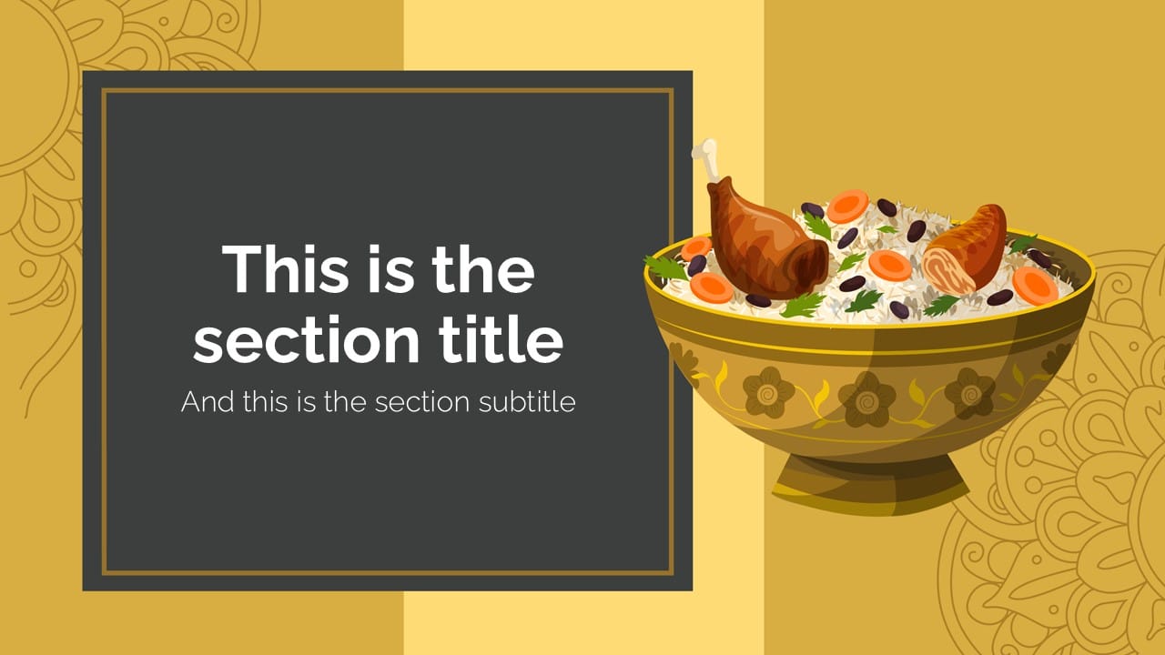 Ramadan Cuisine PowerPoint Template 3