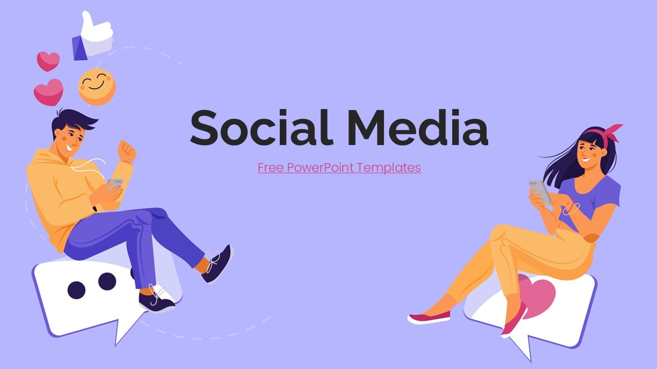 Social Media Strategy PowerPoint Template 1