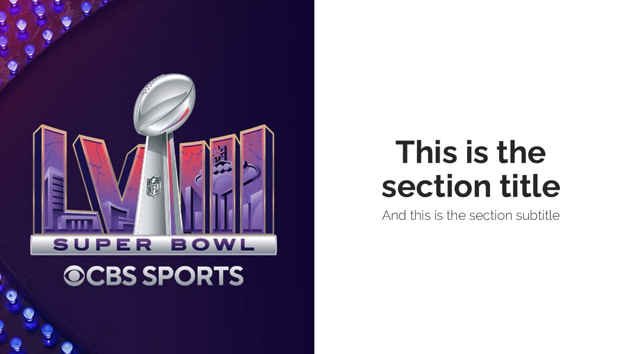 Super Bowl PowerPoint Template 3