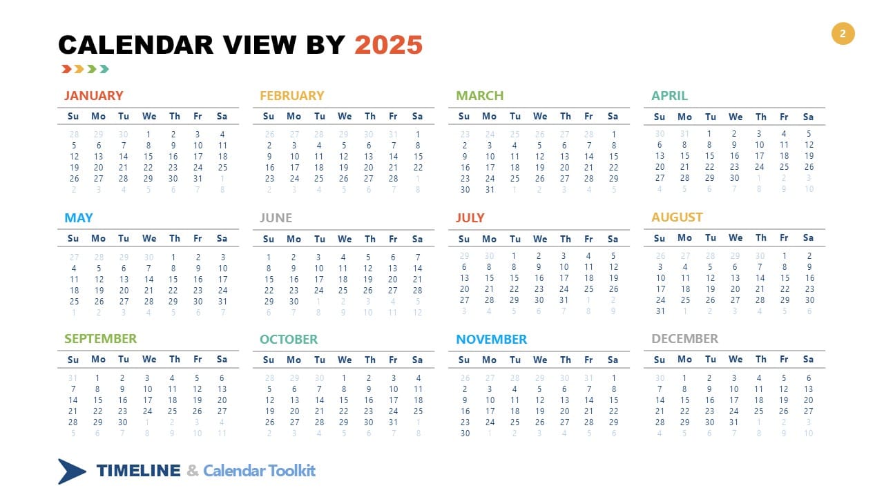 2025 Calendar Toolkit 2