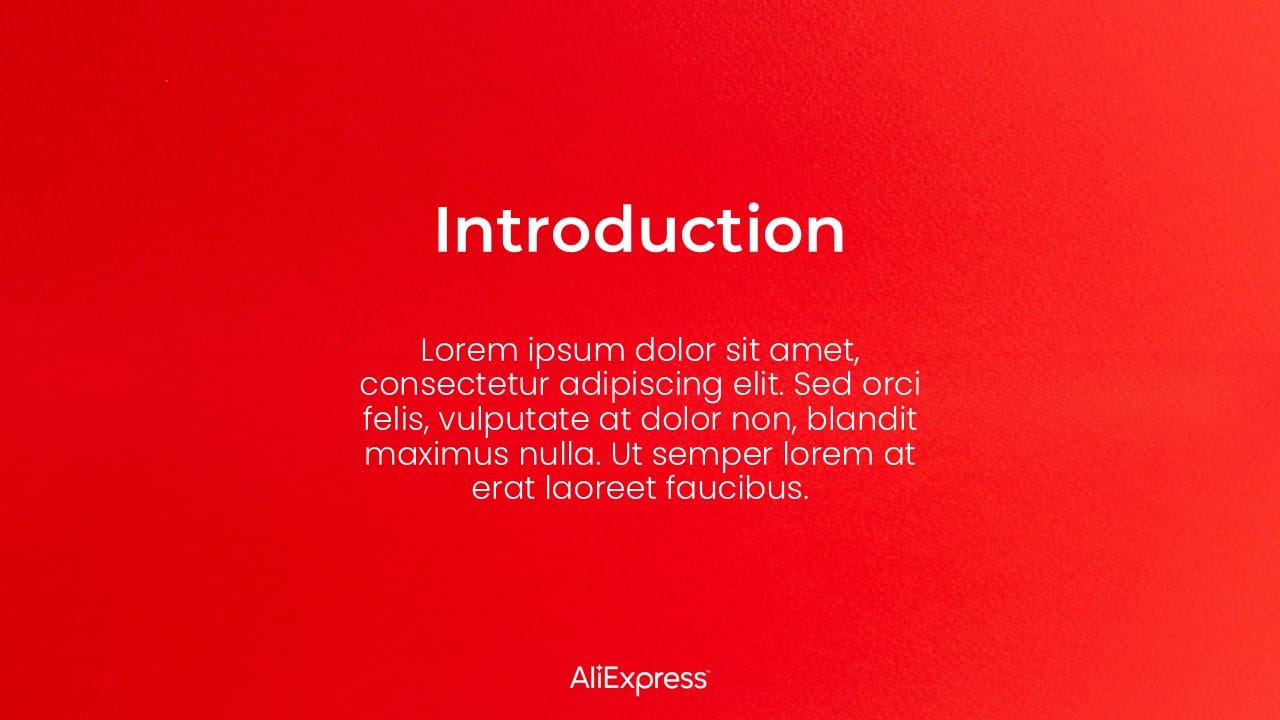 Aliexpress PowerPoint Template 5