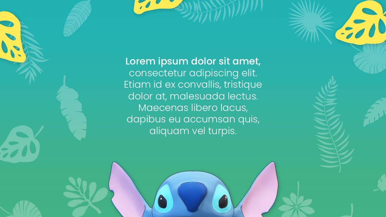 Animated Stitch PowerPoint Template 2