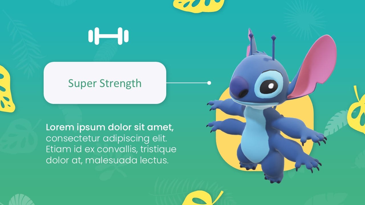 Animated Stitch PowerPoint Template 5