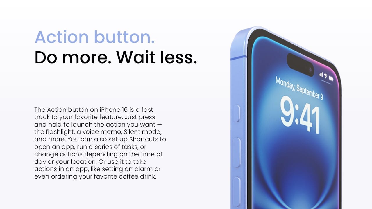 Animated iPhone 16 PowerPoint Template 8