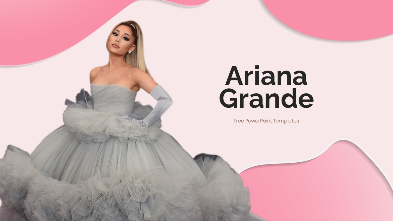 Ariana Grande PowerPoint Template 1