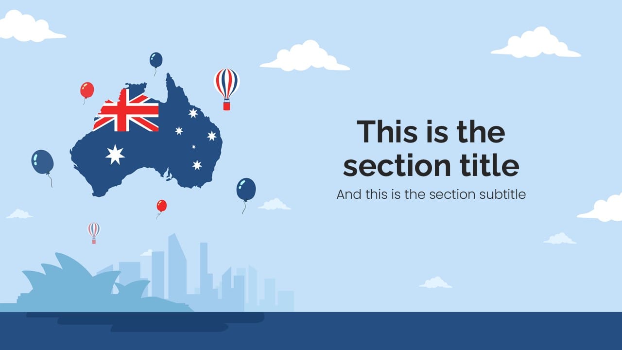 Australia Day PowerPoint Template 3