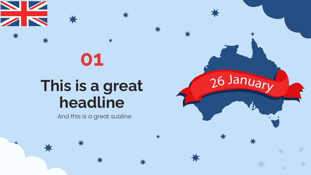 Australia Day PowerPoint Template 4