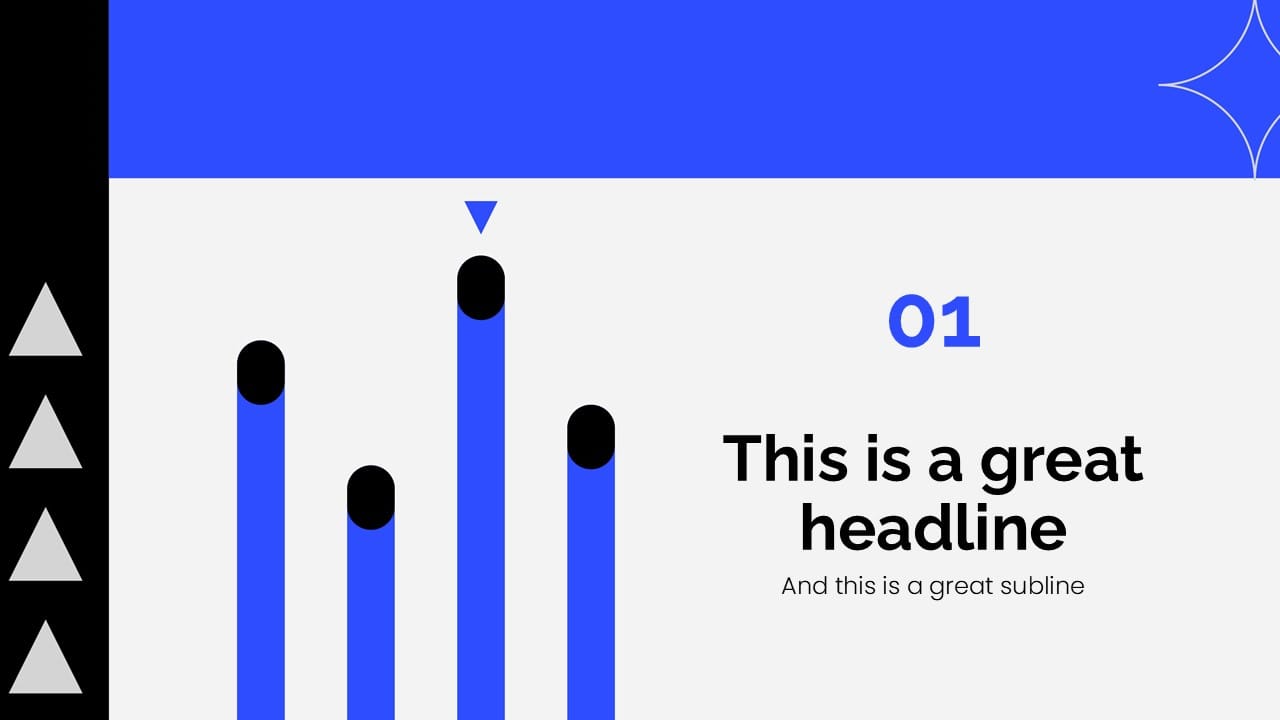 Blue Minimalist Business PowerPoint Template 4