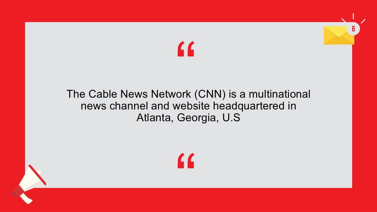CNN PowerPoint Template 4
