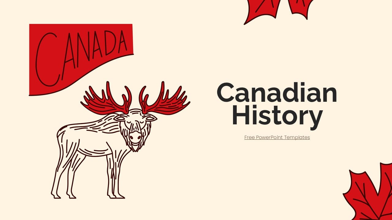 Canadian History PowerPoint Template 1