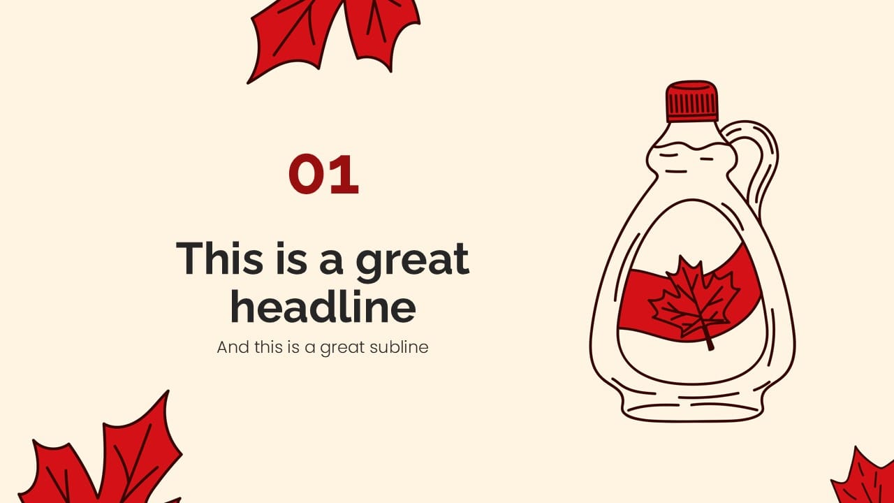 Canadian History PowerPoint Template 5