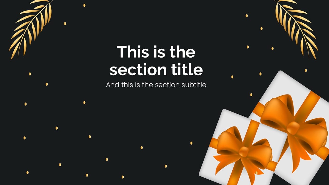 Christmas Eve PowerPoint Template 3