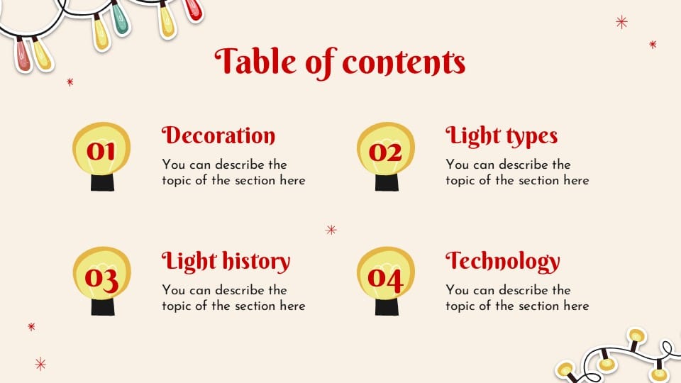 Christmas Lights Minitheme 2