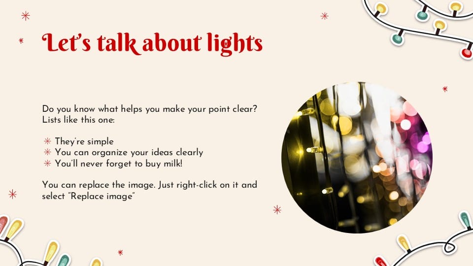 Christmas Lights Minitheme 5