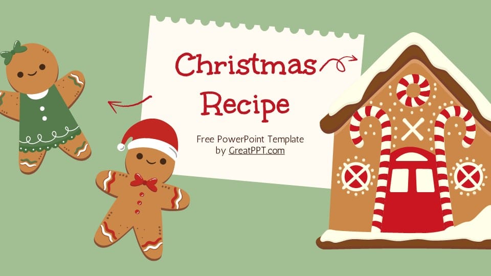 Christmas Recipe PowerPoint Template 1