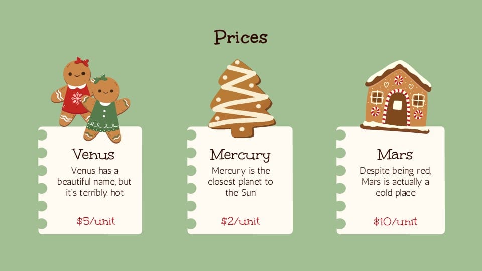 Christmas Recipe PowerPoint Template 19