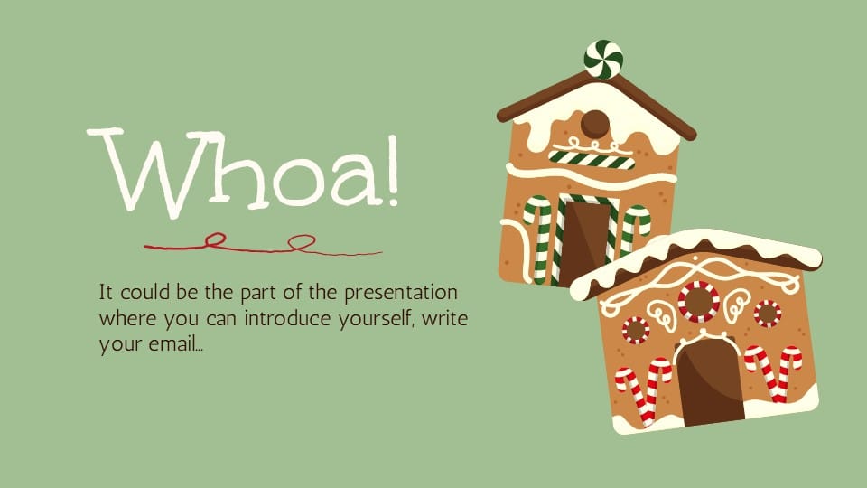 Christmas Recipe PowerPoint Template 2