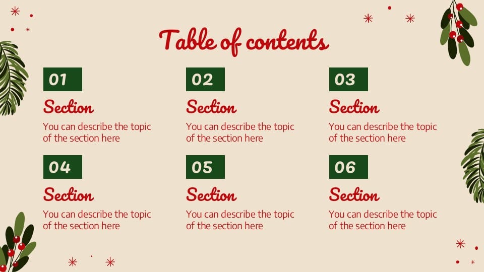 Christmas Wishlist PowerPoint Template 2