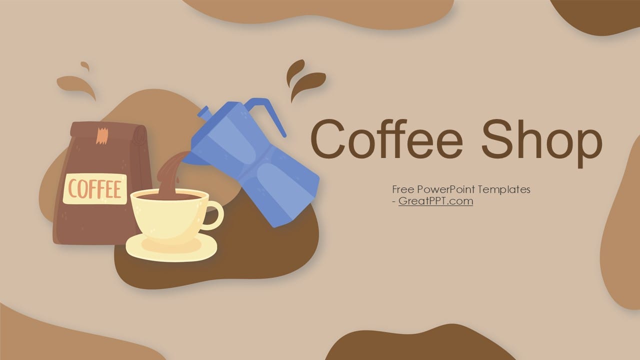 Coffee Shop PowerPoint Template 1
