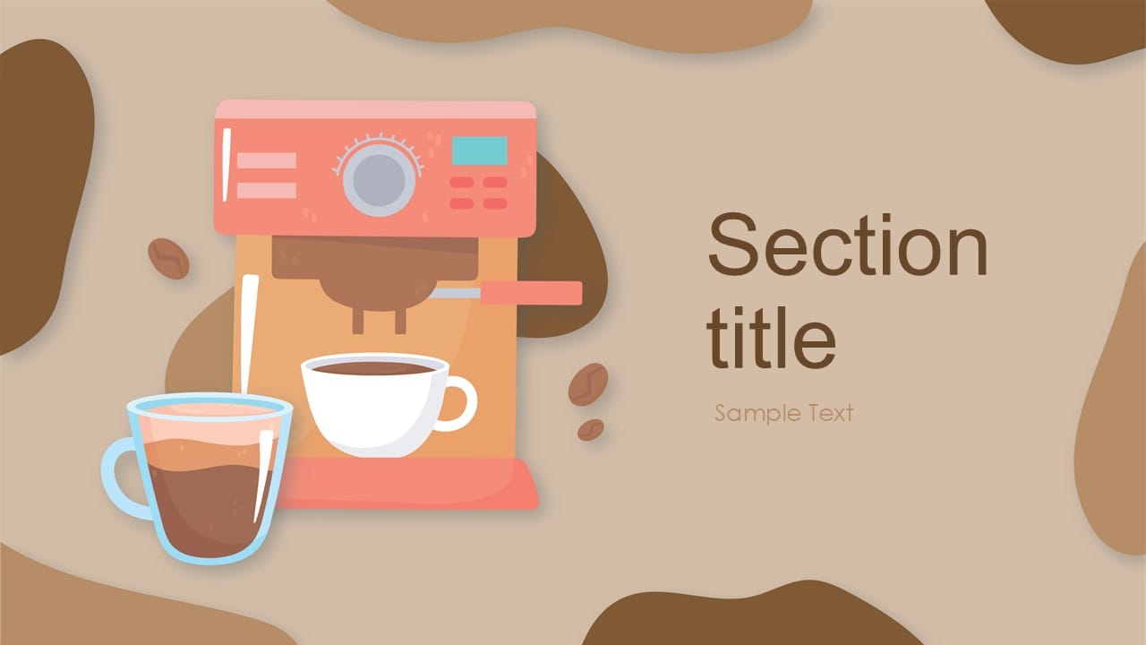 Coffee Shop PowerPoint Template 2
