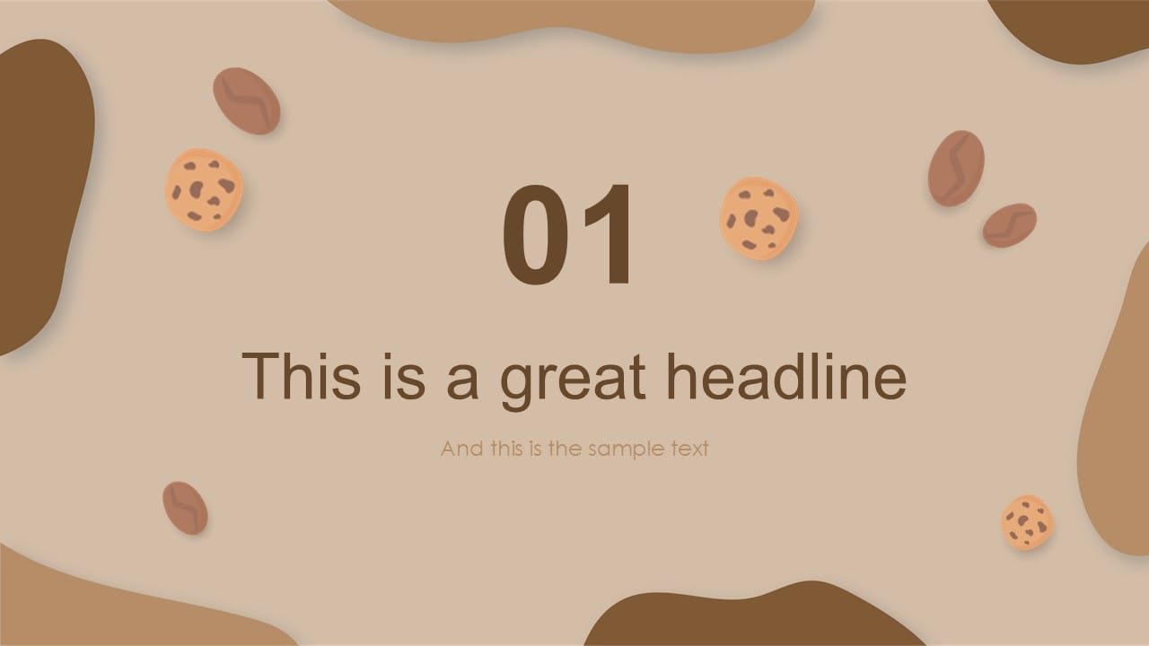 Coffee Shop PowerPoint Template 3