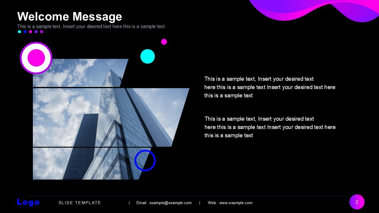 Contemporary gradient style Presentation 2