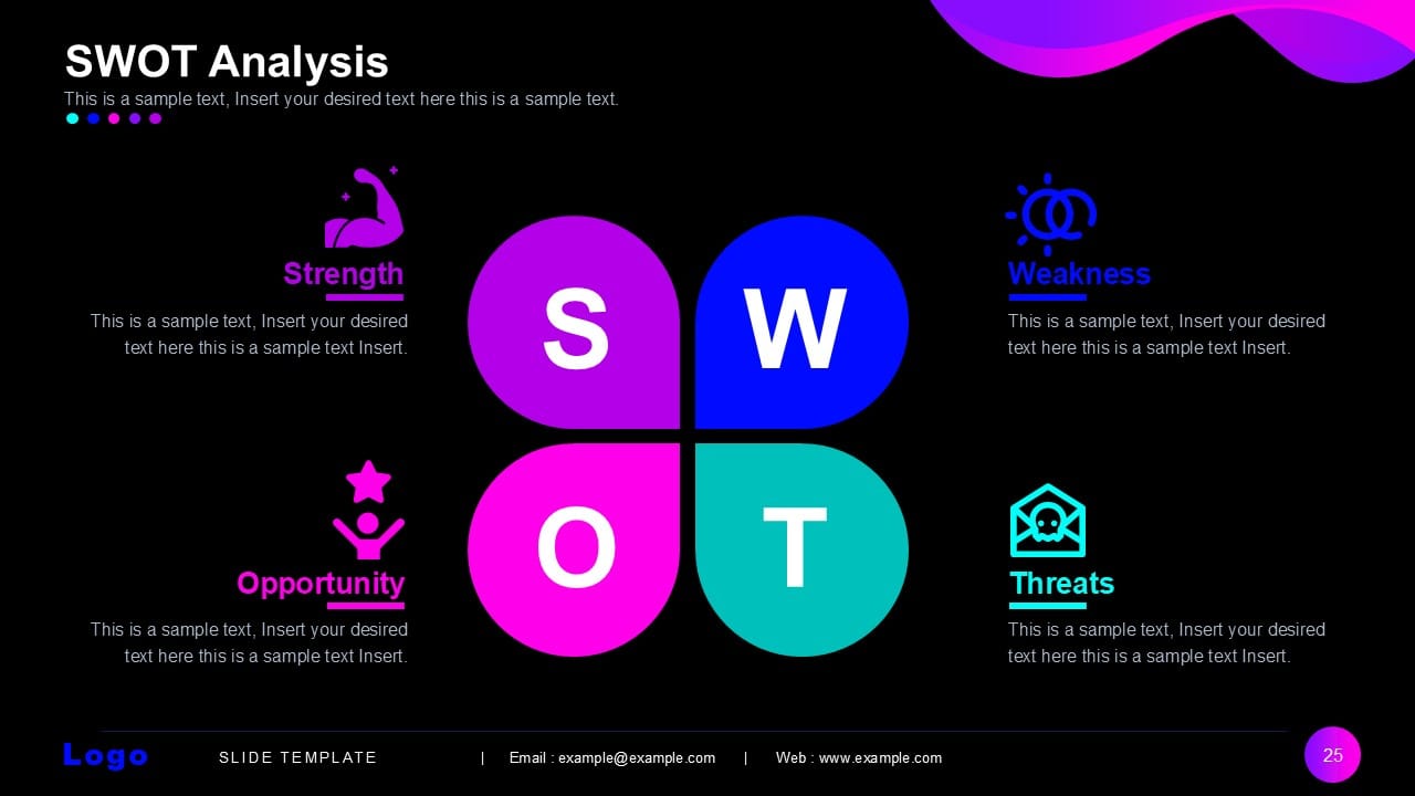 Contemporary gradient style Presentation 25