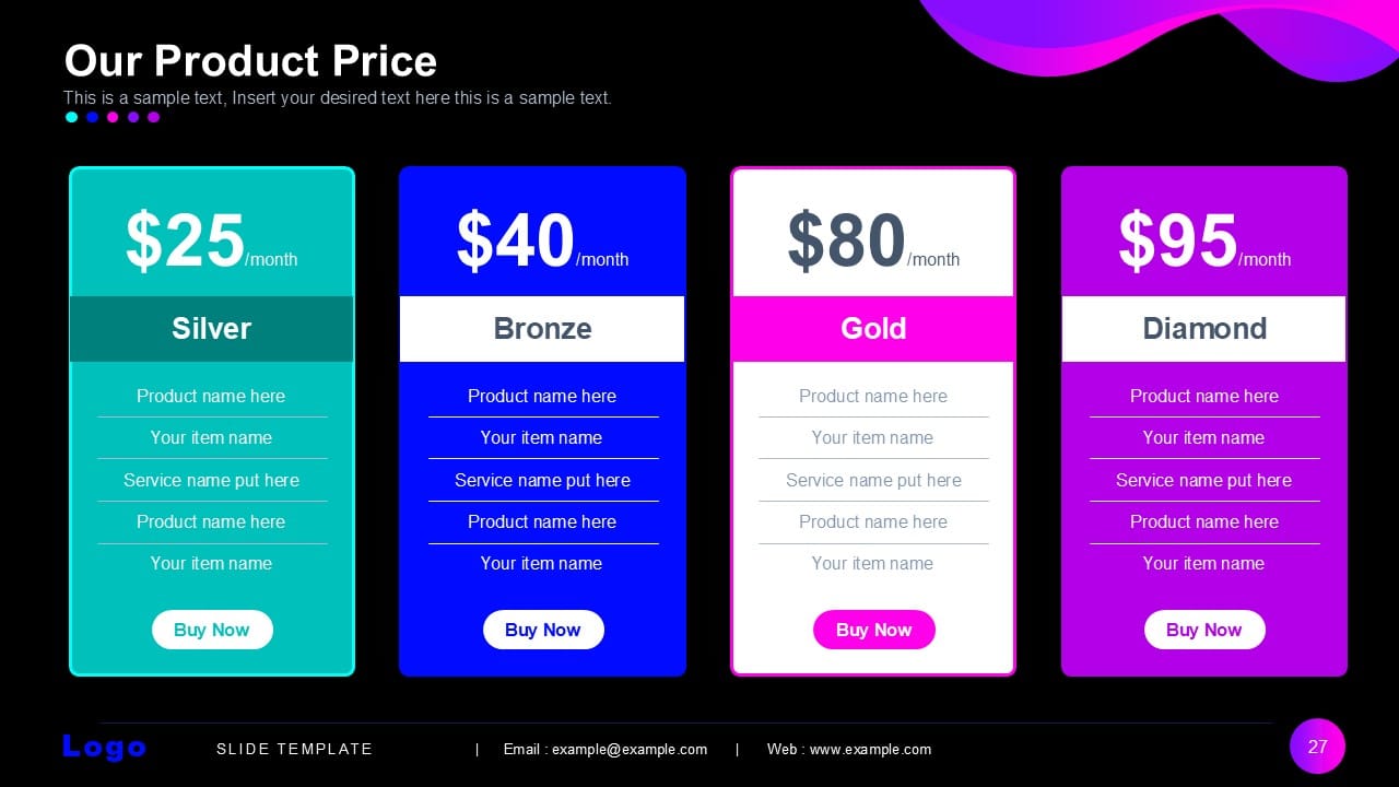 Contemporary gradient style Presentation 27