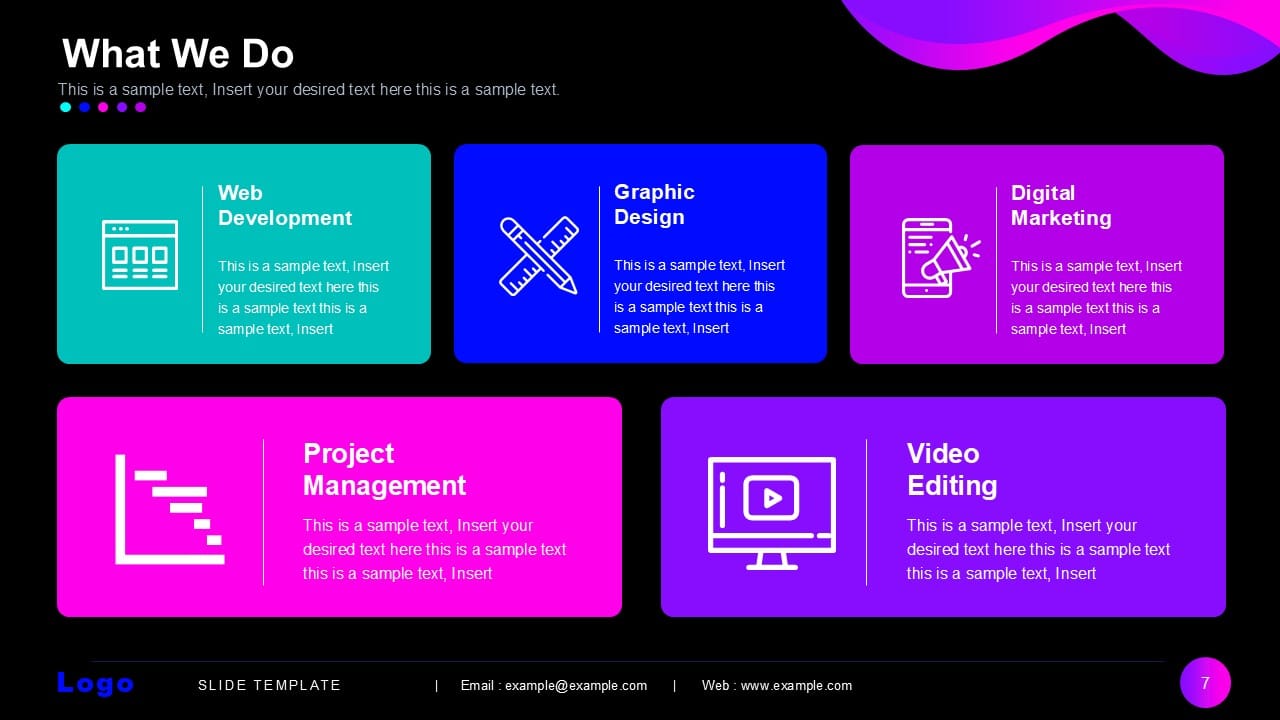 Contemporary gradient style Presentation 7