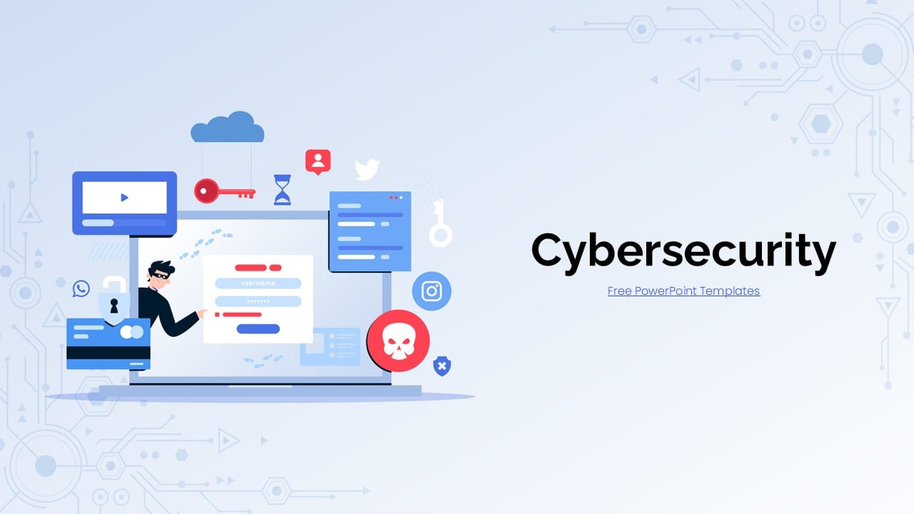 Cybersecurity PowerPoint Template 1