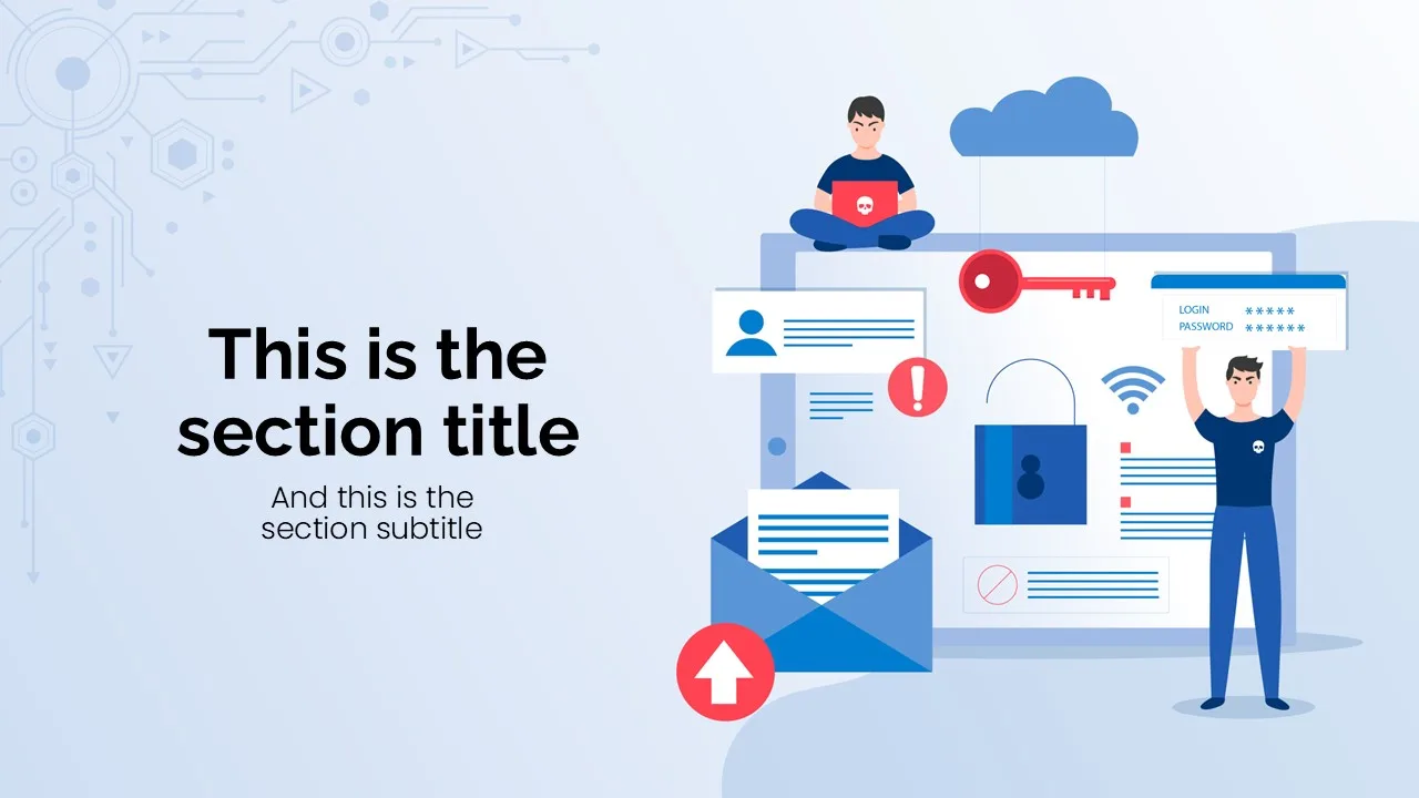 Cybersecurity PowerPoint Template 3