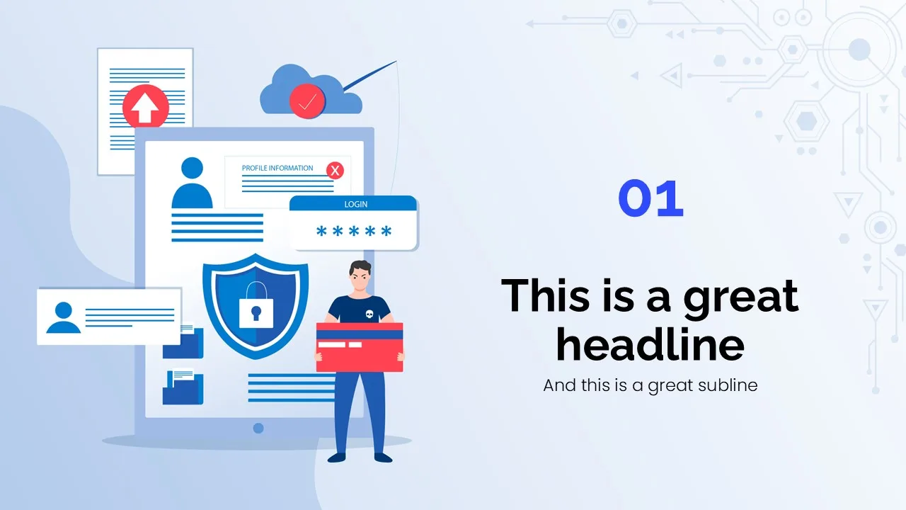 Cybersecurity PowerPoint Template 4