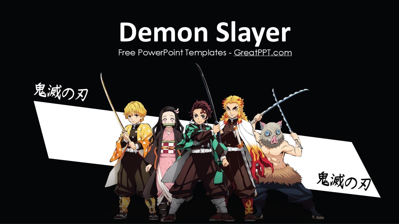 Demon Slayer PowerPoint Template 1