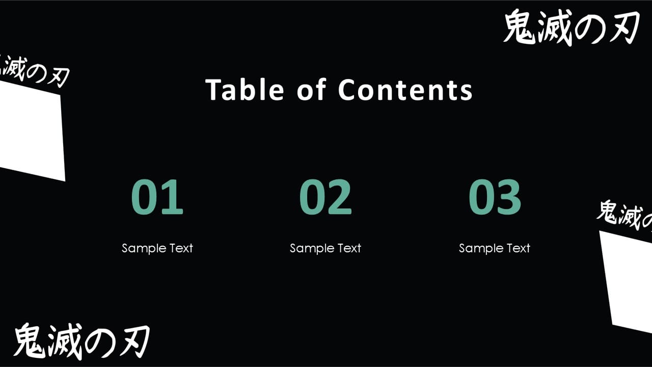 Demon Slayer PowerPoint Template 3